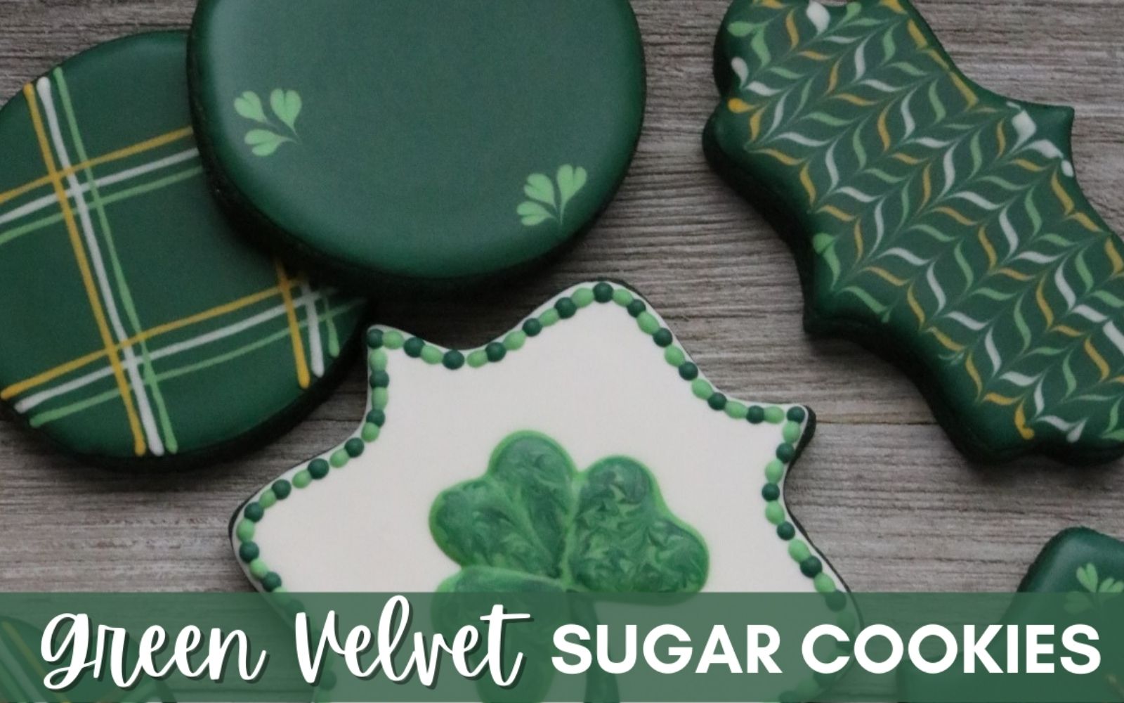 GREEN VELVET SUGAR COOKIES