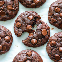 Double Chocolate Chunk Cookies